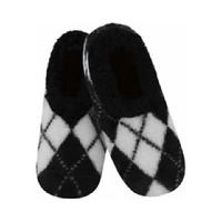 Slumbies Winter Slippers Women's Large - Diamonds Black, Sunbird SLUWDD03