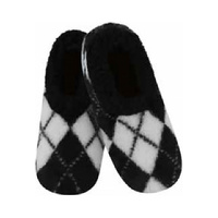 Slumbies Winter Slippers Women's Extra Large - Diamonds Black, SLUWDD04