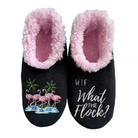 Slumbies Pairables Winter Slippers Women's Extra Large - What The Flock, Sunbird SLUPWF04