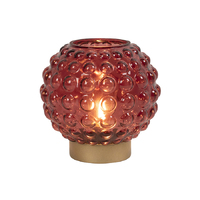 Chloe LED Bubble Lamp Dark Pink, Great Gift & Home Decor