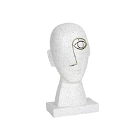 Swing Gifts Figurine - Pablo Resin Cubist Head Single Eye White NQPBSI