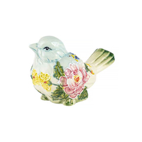 Landmark Figuirine Old Tupton Ware Flower Garden Bird Hand Painted Ceramic 010367