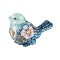 Landmark Figuirine Old Tupton Ware Summer Bouquet Bird Hand Painted Ceramic 010368