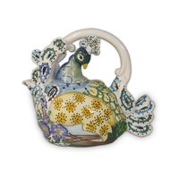 Landmark Concepts Teapot 24cm - Blue Peacock 60479