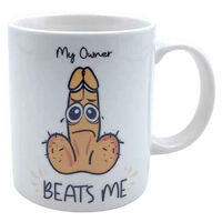 Landmark Concepts Naughty Novelty Mug - My Owner Beats Me MU783