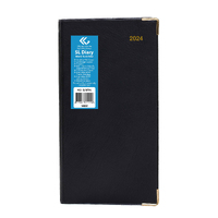 2022 Diary Olympia Slimline Week to View PVC Cover #13 14002