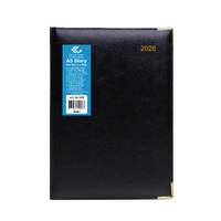 2026 Diary Olympia A5 Day to Page Leatherette #18 40003