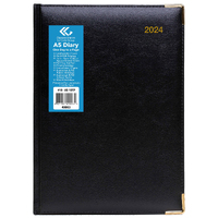 2024 Diary Olympia A5 Day to Page Leatherette #18 40003