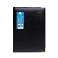 2026 Diary Olympia A5 Day to Page Leatherette Cover #9 50002