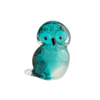 The Russell Collection Zibo Art Glass Ornament 11cm Owl Boo, CCG BOO