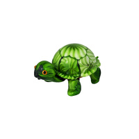 The Russell Collection Zibo Art Glass Ornament 9cm Turtle Angonora, CCG ANGON