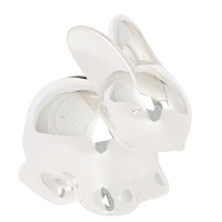 The Russell Collection Money Bank 12cm Rabbit Silverplate, HI BRBT