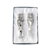 The Russell Collection Cutlery Set 2-Piece Cuddly Bear, HI C2CB