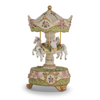 The Russell Collection Music Box 19cm Carousel Bercy, HI CXBERCY
