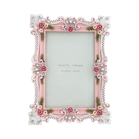 Photo Frame Mia 4x6 Resin Pink by The Russell Collection HP-X4MIA