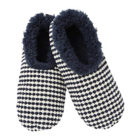 Slumbies Women's Winter Slippers Medium - SOFT DOTS (Black) SLUWSD02