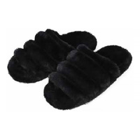 Slumbies Winter Slippers Women's Small - Sassy Slide Black, Sunbird SLUWSS01