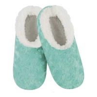 Slumbies Women's Winter Slippers Large - SPRING (Teal) SLUWSB03