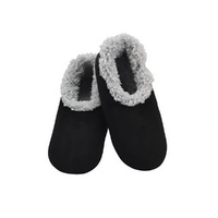 Slumbies Women's Winter Slippers Medium - SUPER SOFT (Black) SLUWSP02