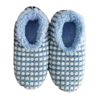 Slumbies Women's Winter Slippers Medium - HARLEQUIN (Blue) SLUWHA02