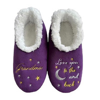 Slumbies Pairables Women's Extra Large - Grandma Winter Slippers, Sunbird SLUPMD04