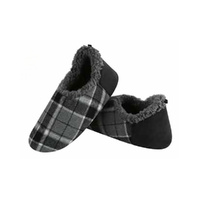 Slumbies Winter Slippers Men's Large - Alpine Plaids Grey, Sunbird SLUMAP03