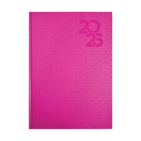Centurion 2026 Diary Brights A4 Day to Page Pink, Sunbird Y-DCD-EA41