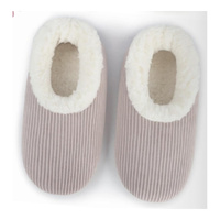Slumbies Women's Winter Slippers Large - COSY CORD (Blush) SLUWCP05