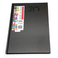 2024-2025 Financial Year Diary Everyday A4 Week to View Black Last Diary Company FEA47BK