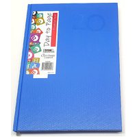 2024-2025 Financial Year Diary Everyday A4 Day to Page Blue Last Diary Company FEA41BL