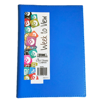 2026 Diary Ainsley A5 Week to View Wiro Blue Last Diary Company AA57BL