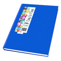 2026 Diary Everyday A4 Day to Page Casebound Blue Last Diary Company EA41BL