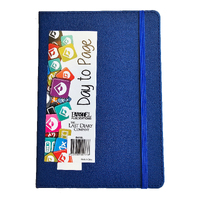 2026 Diary Becall A5 Day to Page Casebound Blue Last Diary Company BA51BL