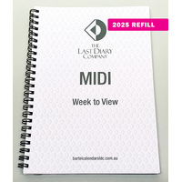 2026 Refill Victoria A5 Midi Week to View Wiro by Last Diary Company VA57