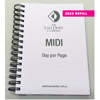 2026 Refill Victoria A5 Midi Day to Page Wiro by Last Diary Company VA51