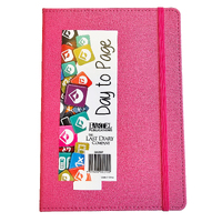 2026 Diary Becall A5 Day to Page Casebound Hot Pink Last Diary Company BA51HP