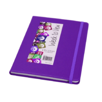 2027 Diary The Last Diary Company Becall A5 Week to View Purple, BA57PU