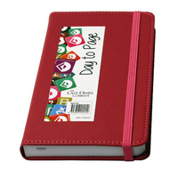 2024 Diary Becall B6 Day to Page Casebound Hot Pink Last Diary Company BB61HP