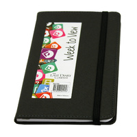 2027 Diary The Last Diary Company Becall B6 Week to View Black, BB67BK