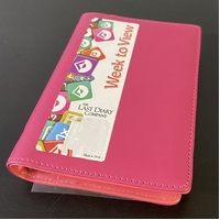 2026 Diary Nicholls A7 Slim Week to View Hot Pink Last Diary Company SA77HP