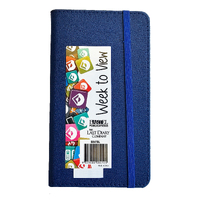2026 Diary Becall B6 Week to View Casebound Blue Last Diary Company BB67BL