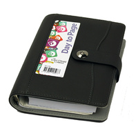 2027 Diary The Last Diary Company Nicholls B6 Day to Page Black Clip, B61CBK