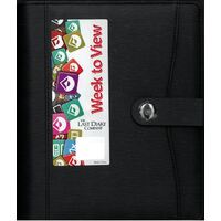 2026 Diary Nicholls A5 Midi Week to View Clip Black Last Diary Company A57CBK