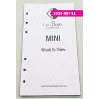 2026 Refill Nicholls B6 Mini Week to View by Last Diary Company NB67