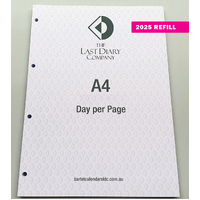 2026 Refill Nicholls A4 Day to Page Directors Style by Last Diary Company NA41