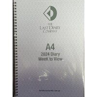 2022 Refill Victoria A4 Week to View Wiro by Last Diary Company VA47