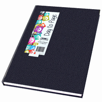 2026 Diary Everyday A4 Day to Page Casebound Black Last Diary Company EA41BK