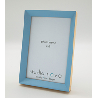 Photo Frame Oliver Frame 4x6 Blue by Studio Nova, Great Gift, Timeless Decor
