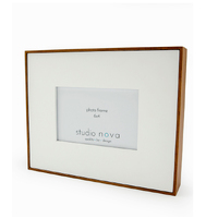 Photo Frame Anja Frame 4x6 Natural Wood/White by Studio Nova, Great Gift