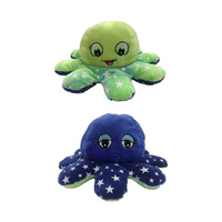 Huggable Toys Aquarium Plush 10cm Octopus Gemini Green Glow-In-The-Dark, OIoct-Gem-Gn
